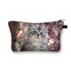 thumbnail image 1 of Bolsa de cosméticos con estampado de gato para mujer, neceser de viaje encantador, ideal para regalo, varias variedades, novedad de 2021 Fivean unisex, 1 of 2