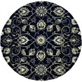 thumbnail image 1 of Tapis en Polypropylène Bleu Marine 90 x 90 Po., 1 of 1