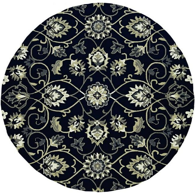 Tapis en Polypropylène Bleu Marine 90 x 90 Po.