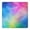 Rainbow Tie Dye, variant on Colorful Tie Dye Nebula Pattern Square Fitted Tablecloth with Elastic Edge,Square Table Cover,Washable Elastic Table Cover for Home Kitchen Party Decor 34"x34"