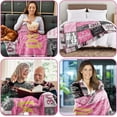 thumbnail image 4 of 60th Birthday Gifts for Women Blanket Gifts Throw Blanket 60th Birthday Decorations 60th Birthday Unique Gifts Birthday Presents for Her Wife Mum Women Soft Flannel Blanket 50"x60", 4 of 6