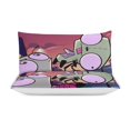 thumbnail image 4 of Invader Zim Simple Finish Smooth Touch Comfort Zipper System Sleep Upgrade Duvet Cover Sets for Couples, 4 of 5