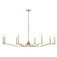 thumbnail image 5 of 52697CPZ Kichler Lighting Malene - 8 Light Chandelier-25 Inches Tall and 52 Inches Wide-Champagne Bronze Finish, 5 of 6