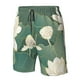 thumbnail image 4 of Balery Lotus Golden Line Traje de Baño Estilo Hawaiano para Hombre, Shorts de Secado Rápido con Bolsillos-Small, 4 of 6