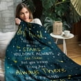 thumbnail image 3 of Gifts for Friends Best Friend Throw Blanket Soft Cozy To My Friend Fleece Flannel Blankets Good Friends Are Like Stars Friendship Gifts for Besties Sister BFF Girls Boys Women Men Brother,(30"x40"), 3 of 8