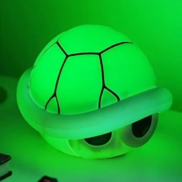 Lámpara de noche de Mario Star, luz suave con sonido LED, Koopa, Troopa, Tortuga, signo de interrogación, carga USB, lámpara de mesa, estatua, regalo decorativo, nuevo
