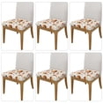 thumbnail image 2 of Zufioo Squirrel Print Square Chair Cushion Protector, Strap-on Cushion Cover Suitable for Home, Hotel, Banquet-Six Piece, 2 of 7