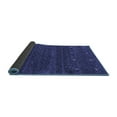 thumbnail image 2 of Ahgly Company Indoor Square Abstract Blue Contemporary Area Rugs, 4' Square, 2 of 4