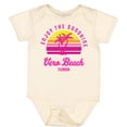 thumbnail image 3 of Inktastic Summer Enjoy the Sunshine Vero Beach Florida in Pink Boys or Girls Baby Bodysuit, 3 of 5