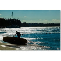 Trademark Fine Art "Provo Boarding" Canvas Art by Yale Gurney