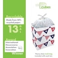 thumbnail image 6 of Clean Cubes 13-Gallon Pop-Up Trash Bins, 3-Pack, 4th of July – Disposable, Collapsible, with Fitted Trash Bags, 6 of 7