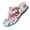 White, variant on Women's Floral Embroidered Closed Toe Mule Wedge Slippers Trendy Thick Sole Comfort Casual Fall Winter