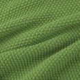 thumbnail image 4 of PiccoCasa 100% Cotton Soft Knitted Throw Solid Blanket for Couch Sofa Bedroom, Green 71"x79", 4 of 8