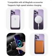 thumbnail image 5 of Magnetic Case for iPhone 13 Pro Case Compatible with MagSafe Built-in Camera Lens Protector Soft Slim Shockproof Clear Phone Case for 13 Pro 6.1" - Silver, 5 of 8