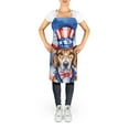 thumbnail image 2 of English Foxhound Patriotic American Apron 27 in x 30 in, 2 of 5