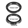 thumbnail image 4 of Unique Bargains Plastic 72.6mm to 57.1mm Car Hub Centric Rings Wheel Bore Center Spacer 2pcs, 4 of 6