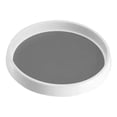 thumbnail image 2 of Turntable 2 Pack , Non-Skid Lazy Organizer 10 Inch for Cabinet, Pantry, Kitchen, Countertop, Vanity Display Stand White/Gray, 2 of 5