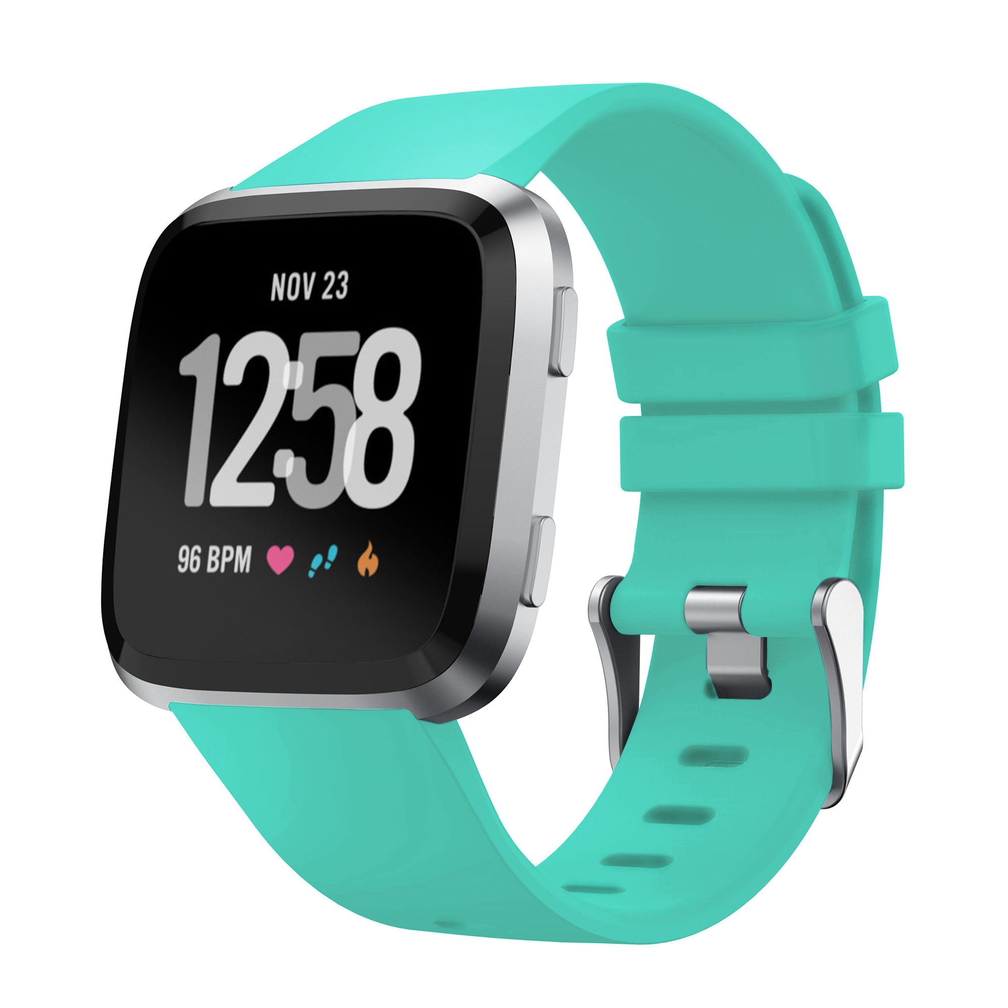 green fitbit versa band