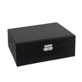 thumbnail image 1 of Alhajero Joyero Estuche Organizador Joyería Amplio Multiusos Color Negro, 1 of 5