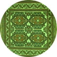 thumbnail image 1 of Ahgly Company Indoor Round Persian Green Traditional Area Rugs, 4' Round, 1 of 1