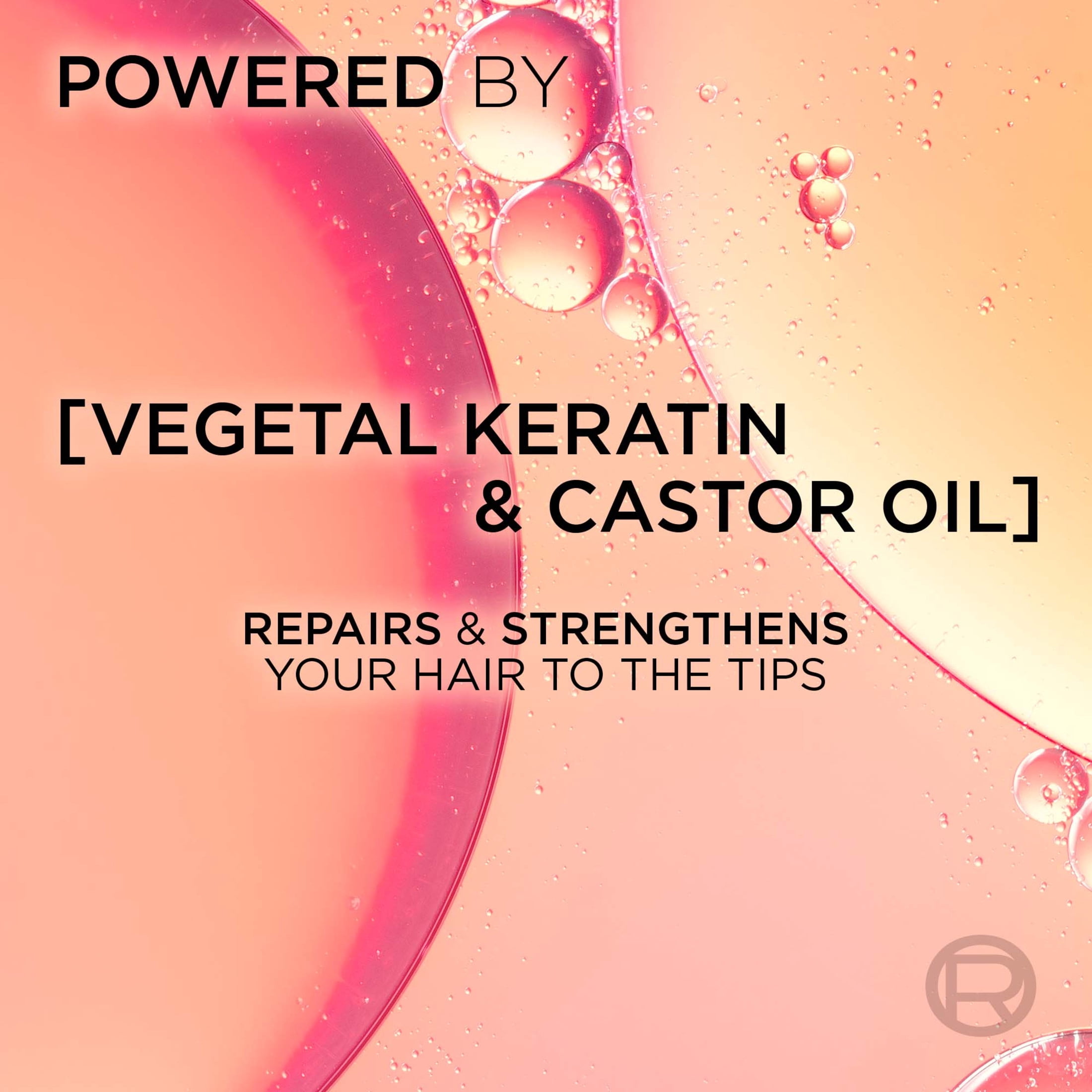 L'Oréal Paris Hair Expertise Dream Lengths Split End Sealing Shampoo, With Castor Oil and Vegetal Keratin for Long, Damaged Hair, 591ml