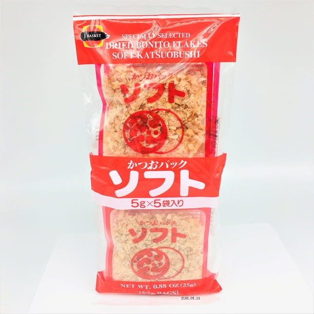 Japanese Dried Bonito Flakes Soft Katsuobushi 5gx5bags (25g ) Walmart