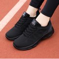 thumbnail image 4 of DLONGLI Women's Breathable Mesh Lace Up Athletic Sneakers, Non Slip Lightweight Walking Shoes, 4 of 5