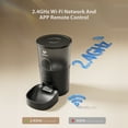 thumbnail image 4 of IMIPAW WiFi Automatic Cat Feeder 3L Smart Pet Food Dispenser with Timer, App Control, 180-Day Battery Life, 2.4GHz WiFi Only, 4 of 8