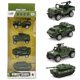 thumbnail image 1 of 4Pcs 1/60 Scale High Simulation Alloy Car Model Set for Kids (Type A Military Car), 1 of 2
