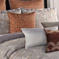 thumbnail image 4 of Riverbrook Home Aileen Gray/Spice Jacquard 12 pc Queen Comforter Set, Adult, 4 of 5