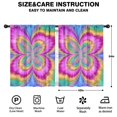 thumbnail image 2 of Blackout Kids Curtains,Colorful Tie Dye Pattern Childrens Insulated Curtains Set Of 2,Bedroom Essentials,Toddler Room Decor 42"x54", 2 of 5