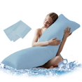 thumbnail image 1 of Almohada corporal DOWNCOOL 51 x 137 cm con funda refrescante y suave, 1 of 7