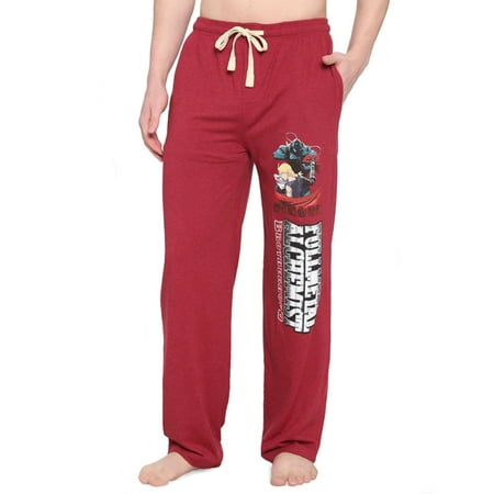

Fullmetal Alchemist: Brotherhood Edward & Alphonse Men s Lounge Pajama Pants (X-Large)