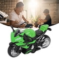 thumbnail image 4 of PENGXIANG Kids Motorcycle Toy  Pull Back High Simulation Alloy Motorcycle Model Toy  For Collection Green Blue White, 4 of 8