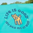 thumbnail image 6 of Life is Good 2 x 4 x 3 ft Teal Blue You Had Me At Woof Pop-Up Dog Shade, 6 of 9