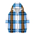 thumbnail image 5 of Ashirexll Girls Hoodies Pullover Zip Up Hoodie Girls 3-14 Years Winter Plaid Fashion Casual Velvet Fleece Lined Comfortable Long Sleeve Hooded Zipper Sweatshirt for Kids, 5 of 6