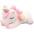 thumbnail image 1 of Unicornio de peluche de juguete, regalo de cumpleaños, regalo de juguete, blanco, 30 cm oso de fresa Electrónica, 1 of 5