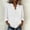 *White, variant on ClodeEU Women's Ruffle Collar Long Sleeve Linen Blend Shirt,Solid Color Casual Blouse Gray,Womens Plus S