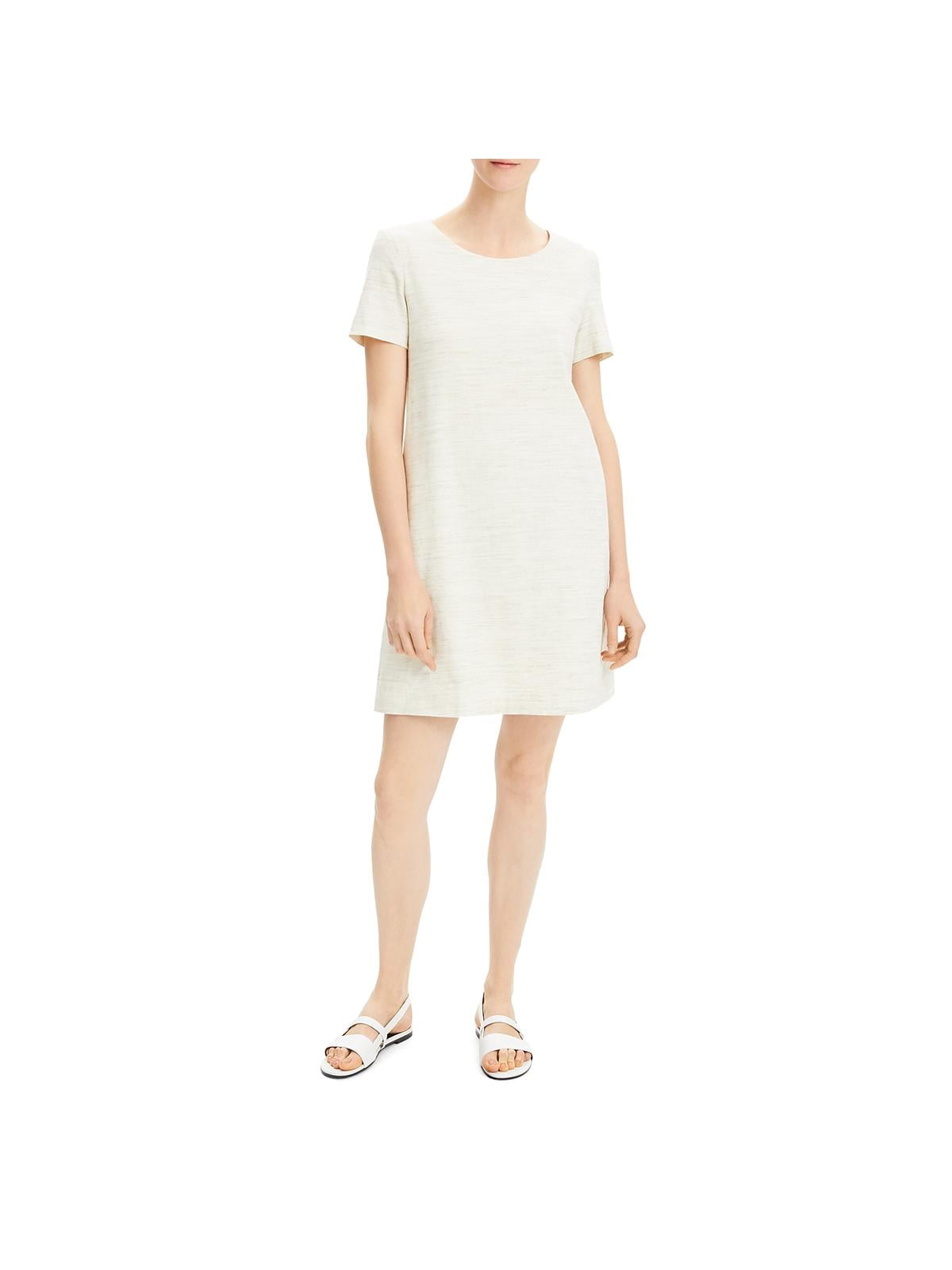 theory linen shift dress