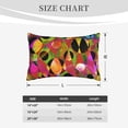 thumbnail image 6 of YFYANG Super Soft Rectangular Plush Cushion Cover (Without Pillow Insert), Wave-Like Geometric Abstract Art Comfort and Non-Pilling Hidden Zip Bedroom Sofa Pillowcases, 14"x20", 6 of 9