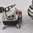 thumbnail image 3 of Réchaud à Gaz Portable, Réchaud de Camping Mini en Acier Inoxydable et Fer Pliable, Réchaud de Camping de Randonnée avec Sac de Rangement pour Activités de Plein Air, Randonnée, Cuisson, Brûleur, 3 of 7