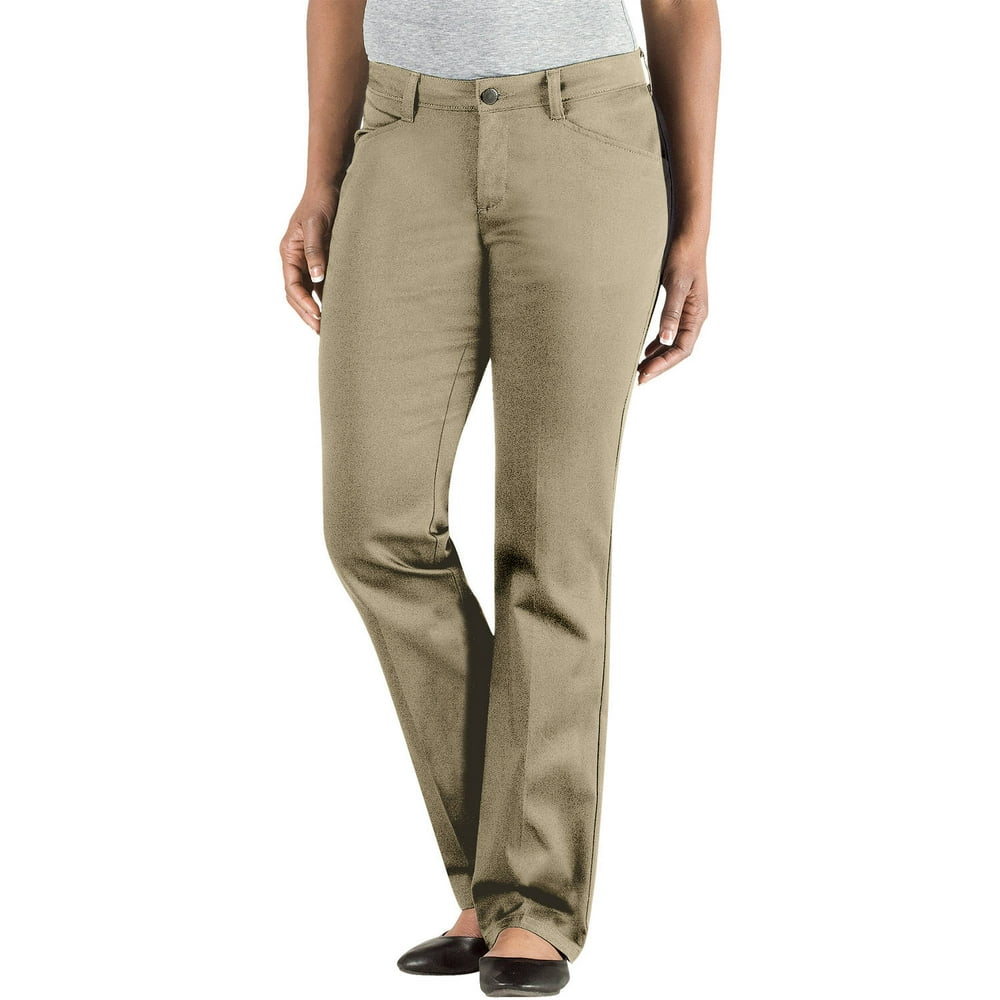 Genuine Dickies Curvy Fit Straight Leg Women's Stretch Twill Pant