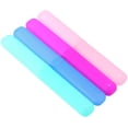 thumbnail image 1 of 4 Pcs Étui à Brosse à Dents Portable Boîte de Rangement pour Brosse à Dents de Voyage (Couleur Mixte), 1 of 5