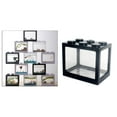 thumbnail image 3 of 2 piezas acuario pecera Mini bloques de construcción Zulema decoración del hogar negro Tanque de acuario de escritorio, 3 of 8