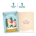 thumbnail image 4 of Tree-Free Greetings Christmas Greeting Card, 5x7, Christmas Unicorn (GO65755), 4 of 6