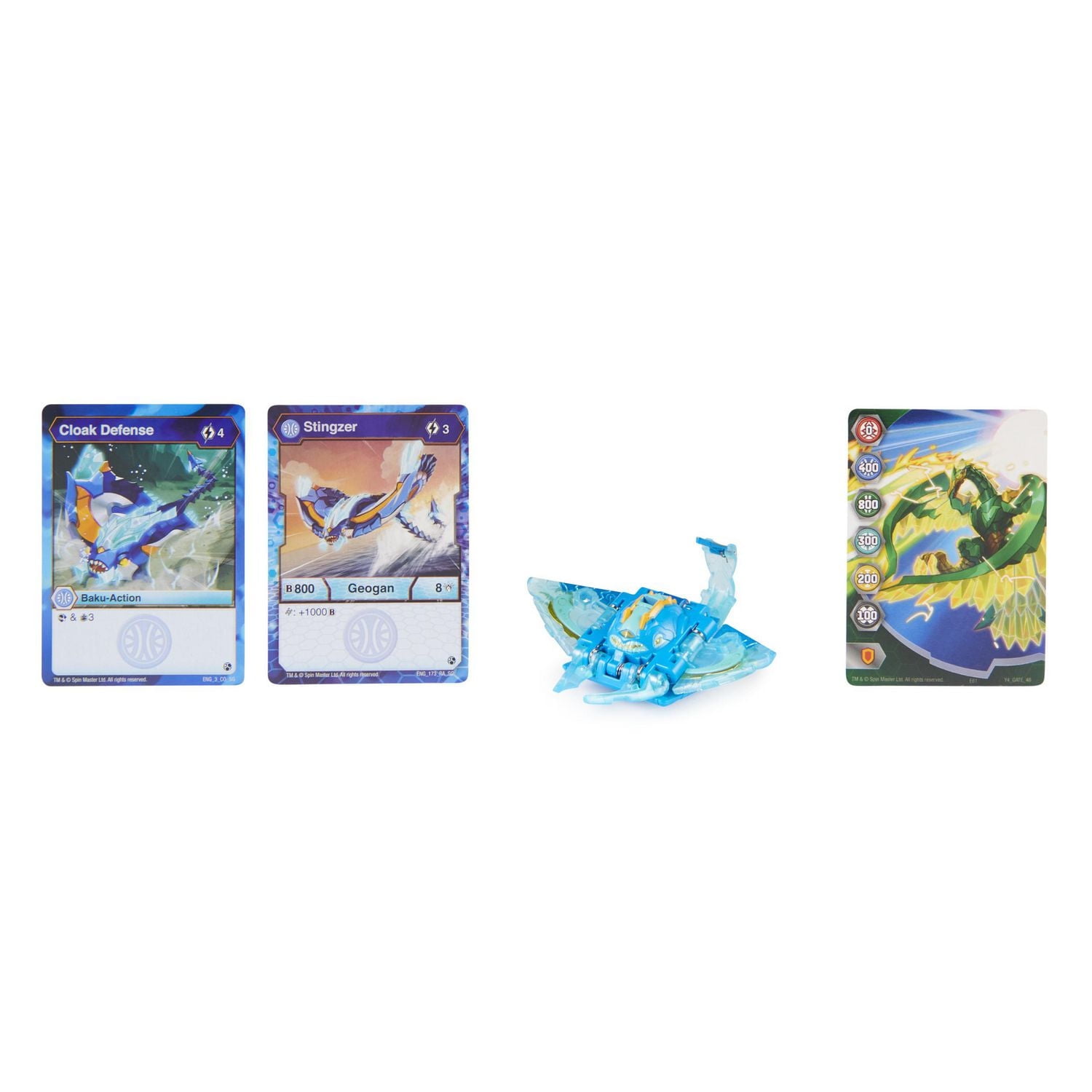 Bakugan Geogan, Stingzer, Geogan Rising Collectible Action Figure and Trading Cards