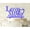 Glitter Blue, variant on "Love You More Wedding Cake Topper Personalized Shiny Black Cake Topper Color Option Available 5""-7"" Inches Wide"