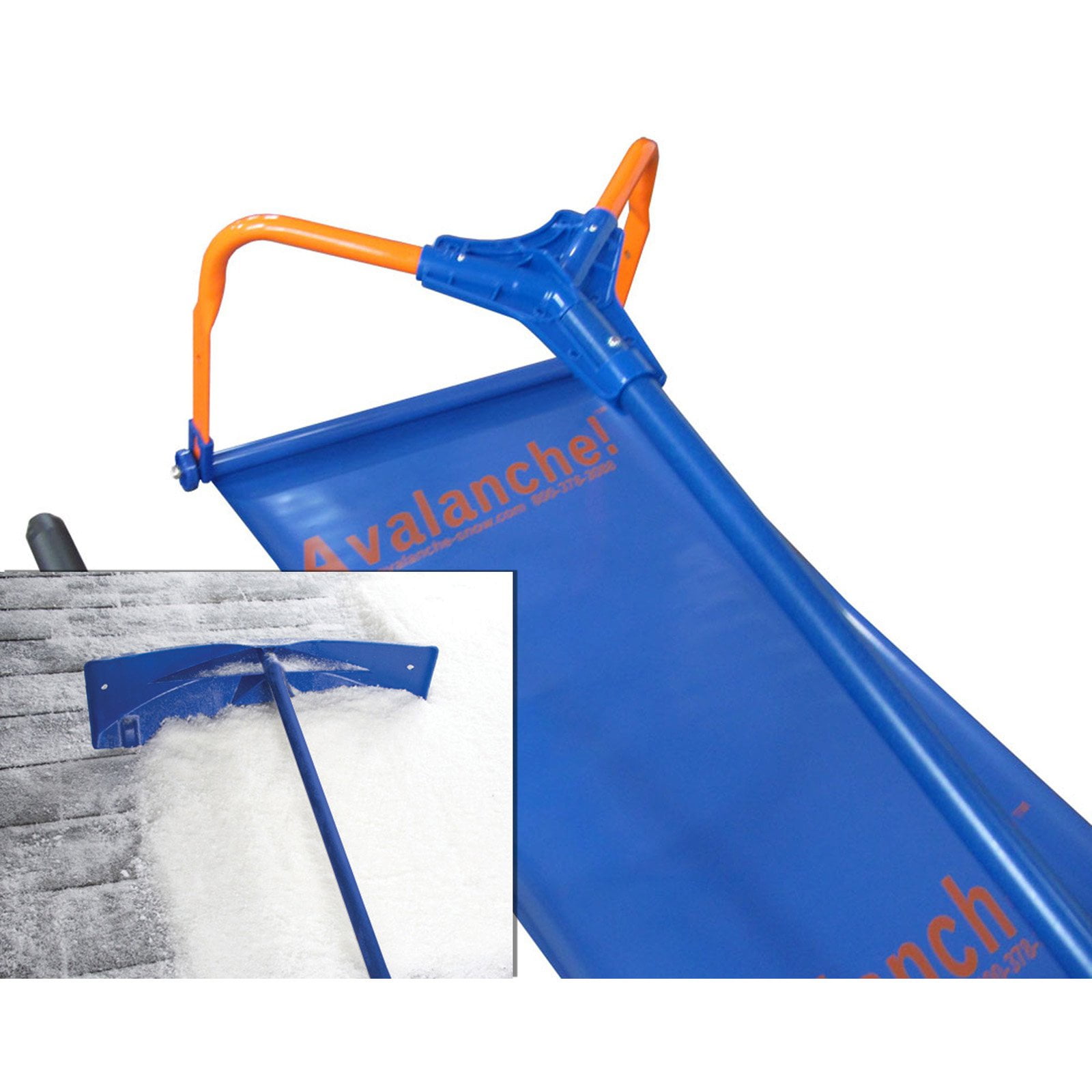 Avalanche! Snow Roof Rake Premium 1000 Package Easy Snow Removal