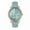 Seafoam, variant on Gwen Leather-Band Watch - Purple