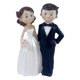 thumbnail image 2 of Pareja Estatuilla Estatua Abrazada Amantes Ornamento Boda Aniversario Regalos G Sunnimix Figura de resina de pareja de amor, 2 of 6